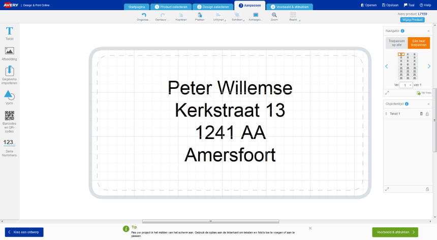 Etiketten maken in Excel | Adreslijst importeren | Avery | Avery